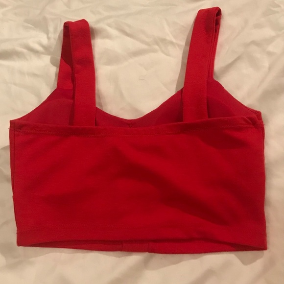 Charlotte Russe Red Crop top - Picture 3 of 3